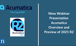 Preview of Acumatica and 2021 R2 Release